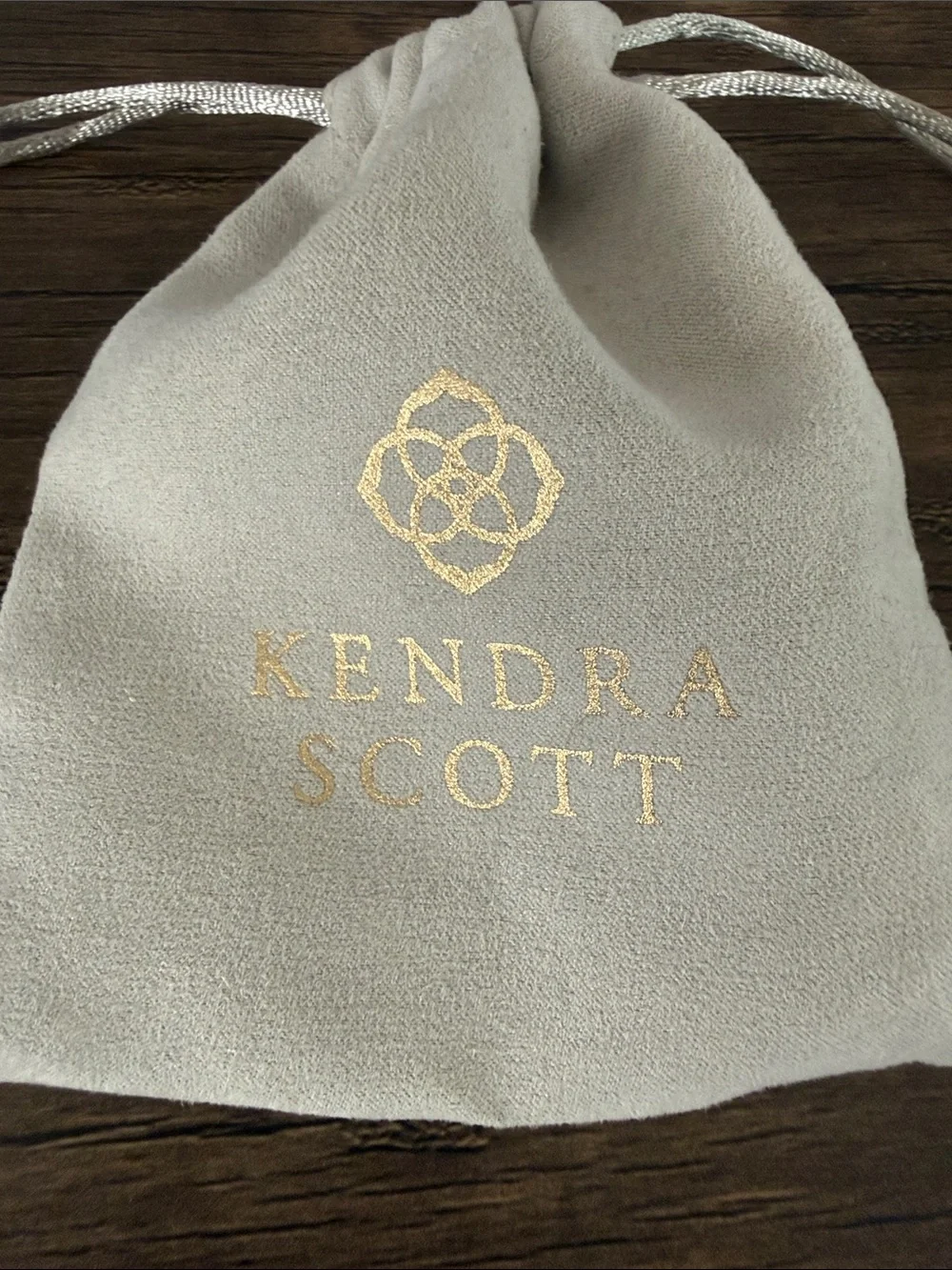 Kendra Scott Gold-Tone Ring with Black Druzy Rectangle. Adjustable.